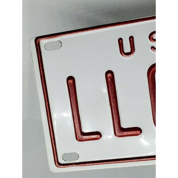 U.S.A Lloyd Personalized Mini License Plate – Red & White Collectible - Picture 4 of 10